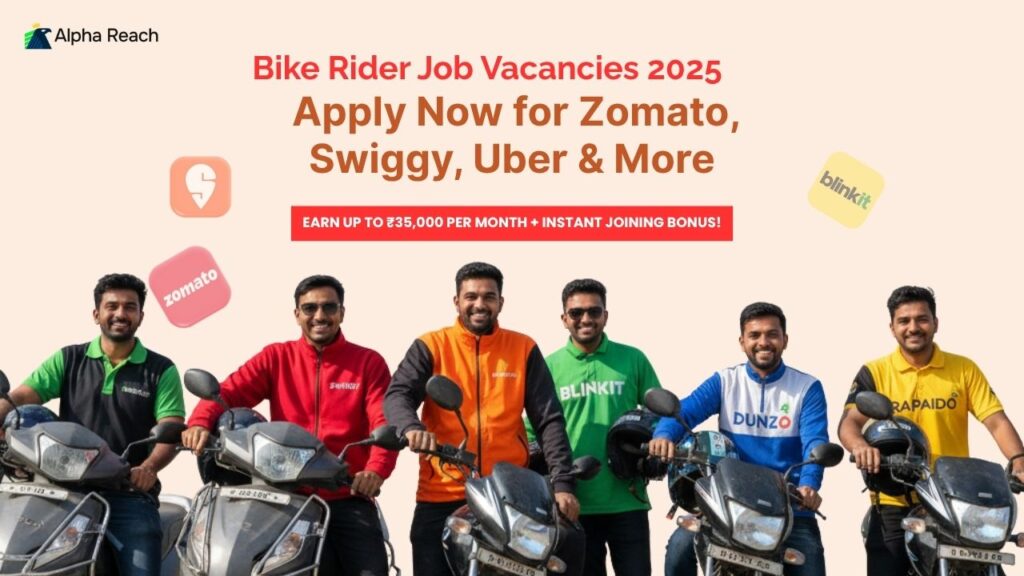 Bike Rider Job Vacancies 2025