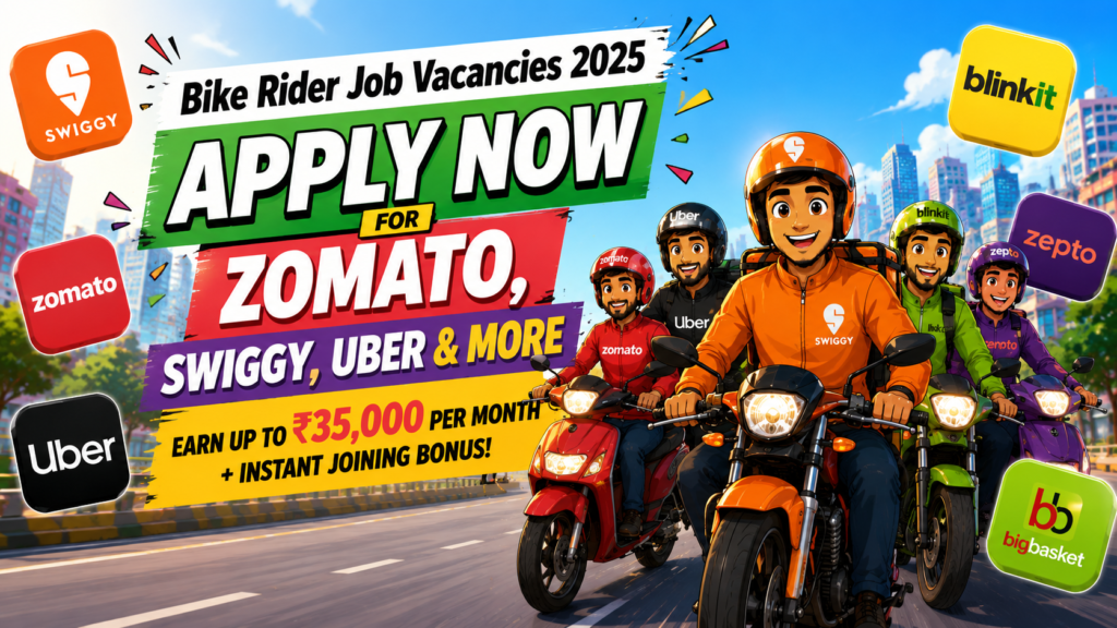 Bike Rider Job Vacancies