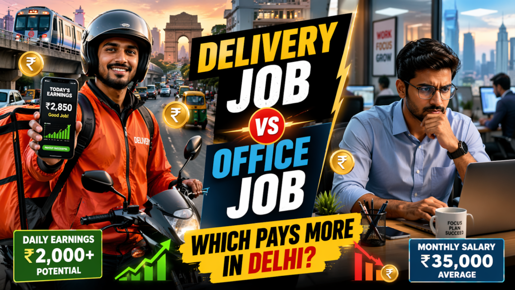 Delivery Job vs Office Job
