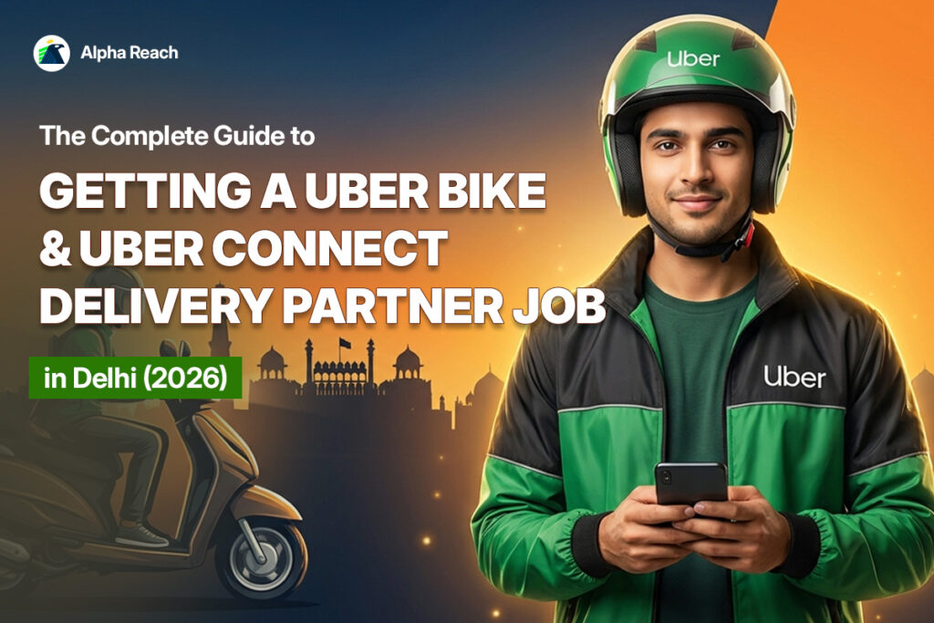 Uber Delivery Partner Job in Delhi