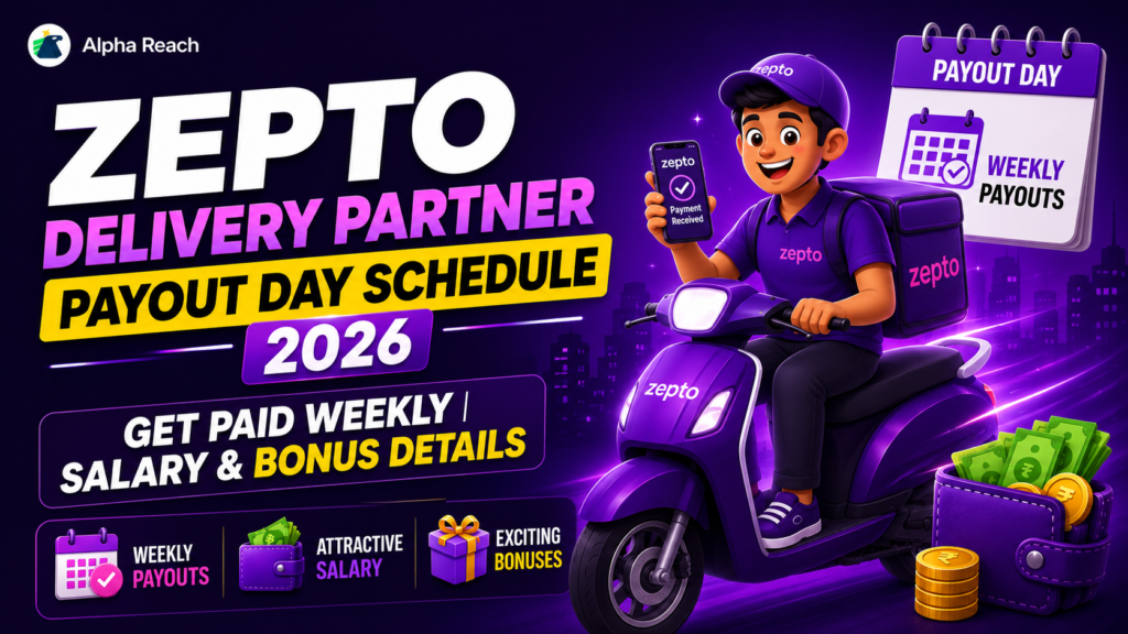 Zepto Delivery Partner Payout Day