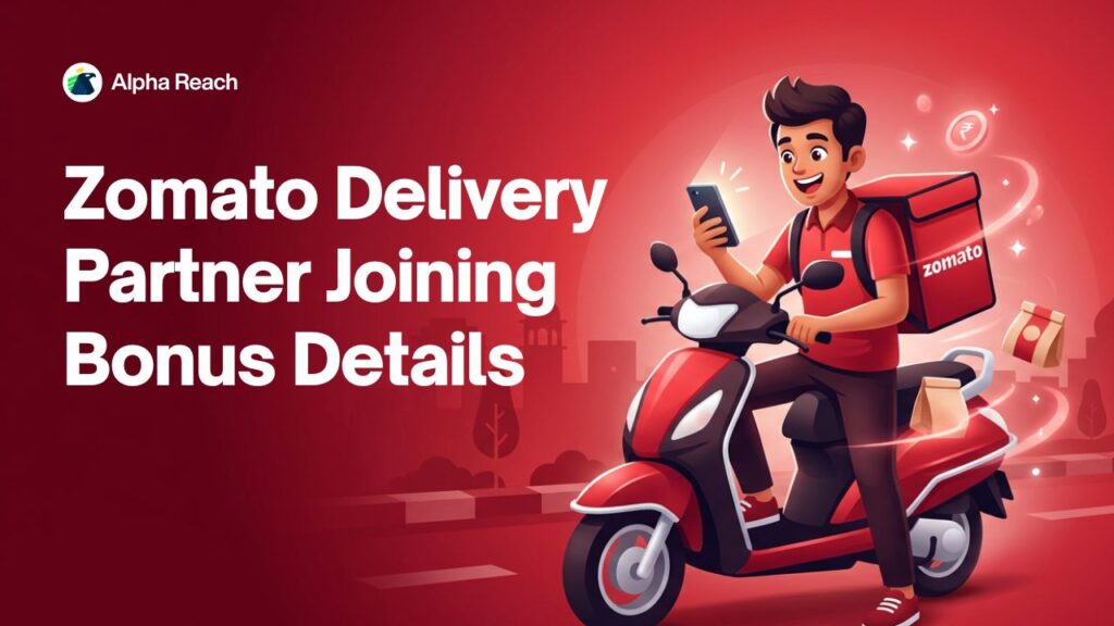 Zomato Delivery Partner Joining Bonus