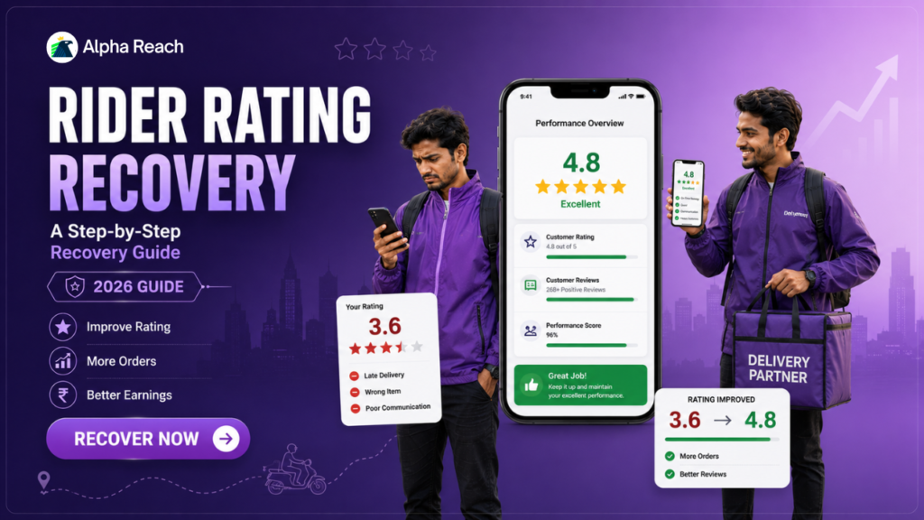 How to Recover Delivery Rider Rating