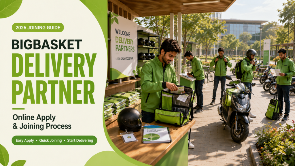 BigBasket Delivery Partner Job