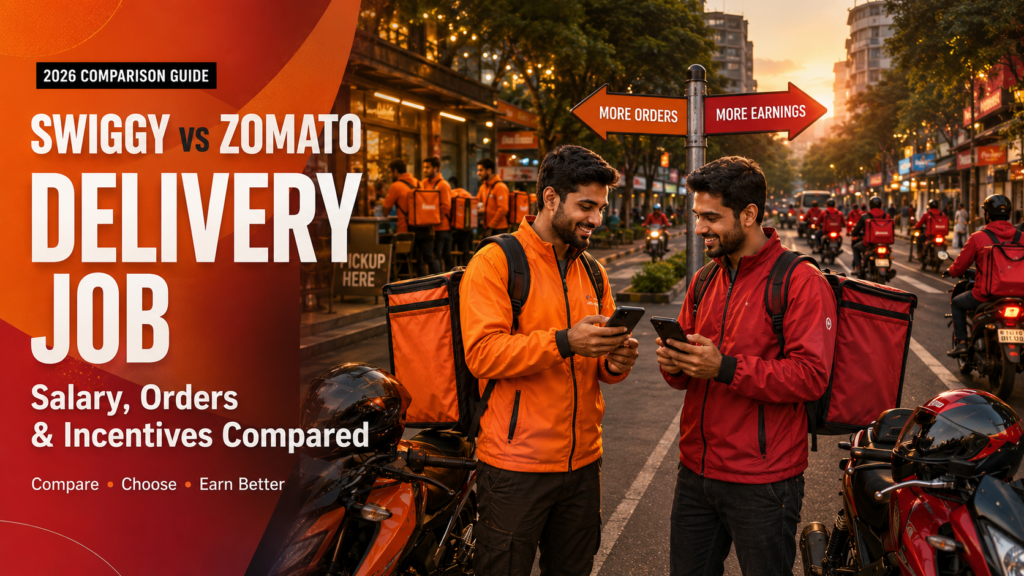 Swiggy vs Zomato Delivery Job