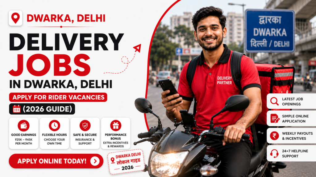Delivery Jobs in Dwarka Delhi