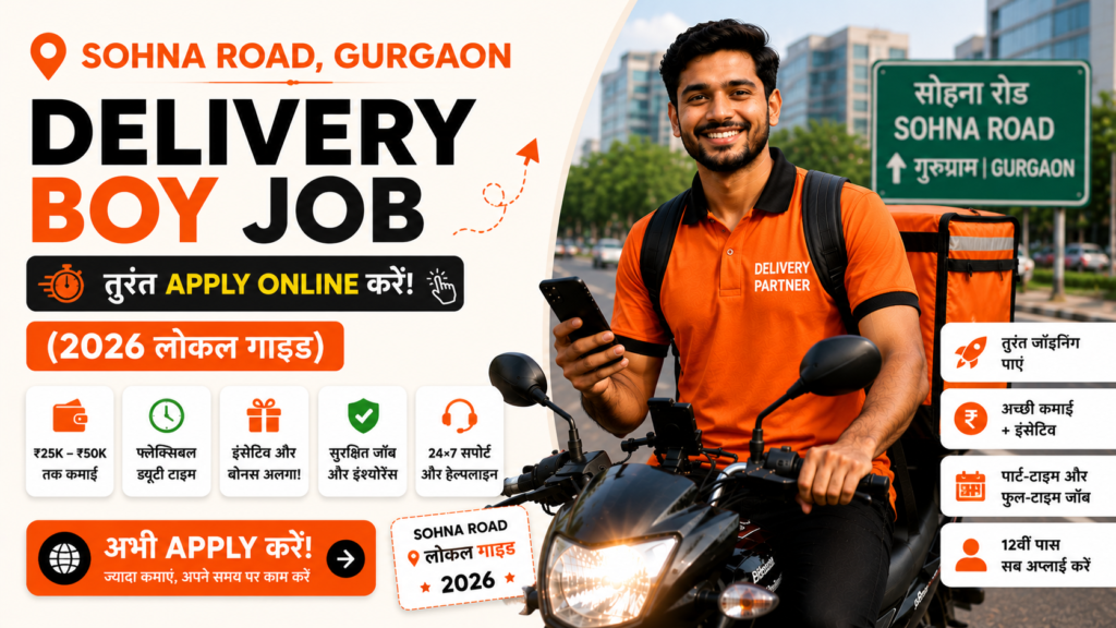 Delivery Jobs in Sohna Road