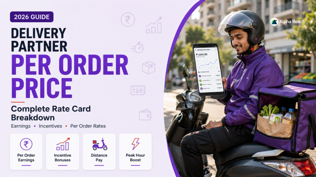 Zepto Delivery Partner Per Order Price