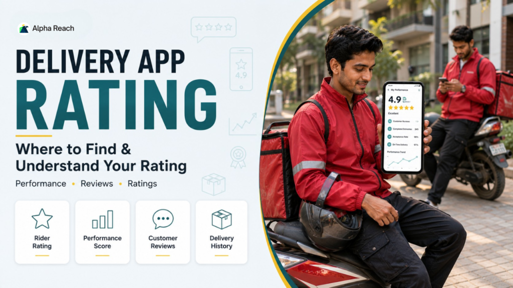 How to Check Delivery Rider Rating