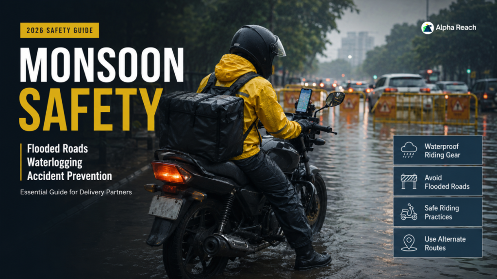 Monsoon Safety Tips for Delivery Partners