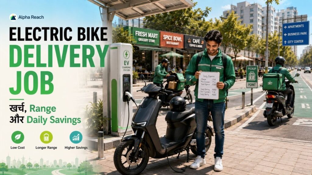 Delivery Job with Electric Bike