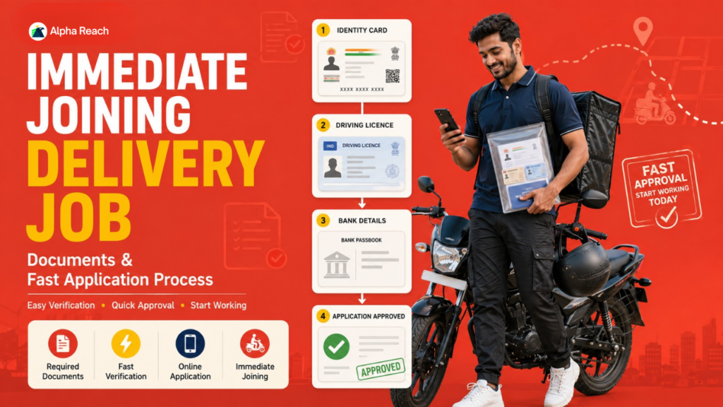 Delivery Job With Immediate