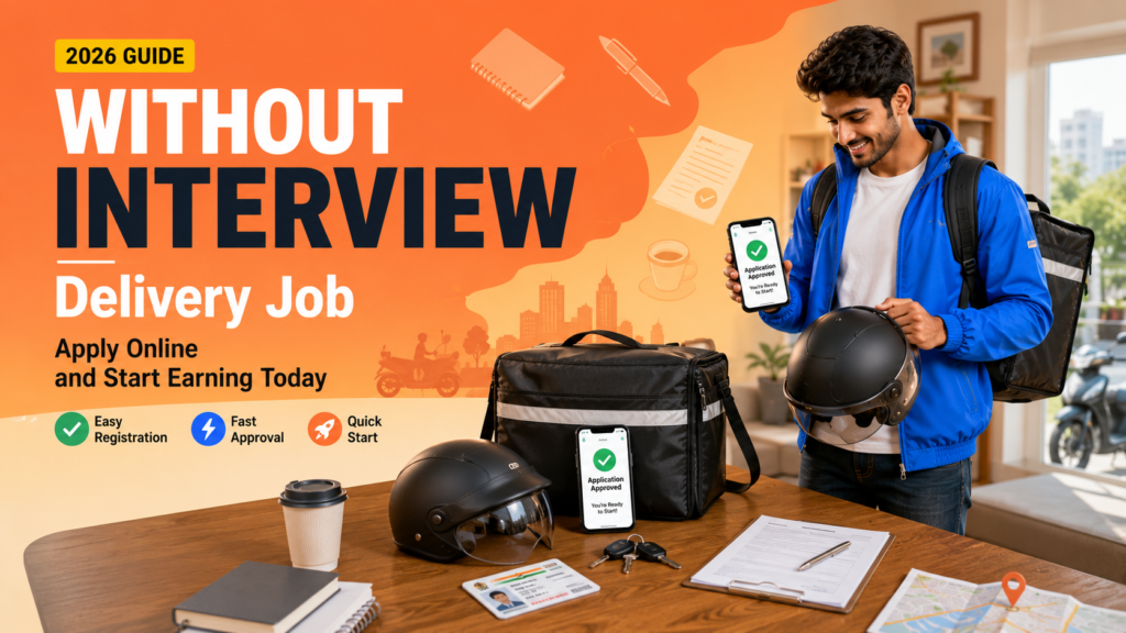 Delivery Job Without Interview