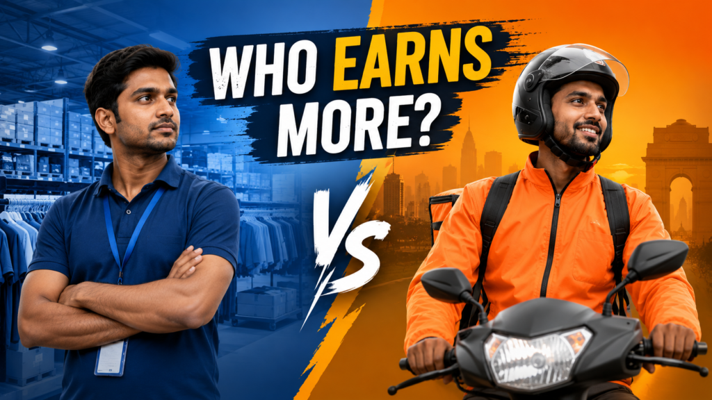 Retail & Warehouse Job vs Delivery Partner Salary in Delhi NCR (2026)