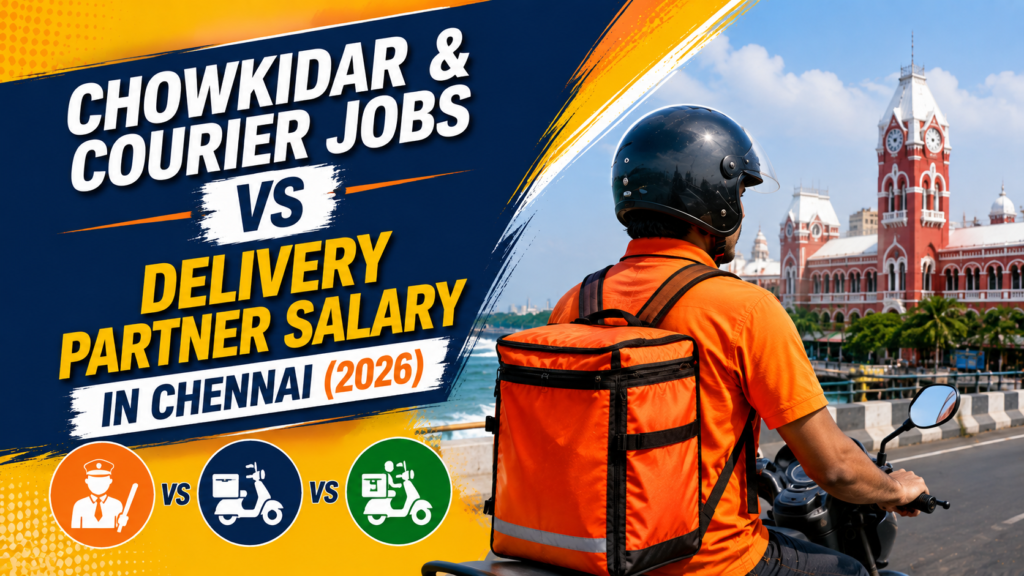 Chowkidar & Courier Jobs vs Delivery Partner Salary in Chennai (2026)