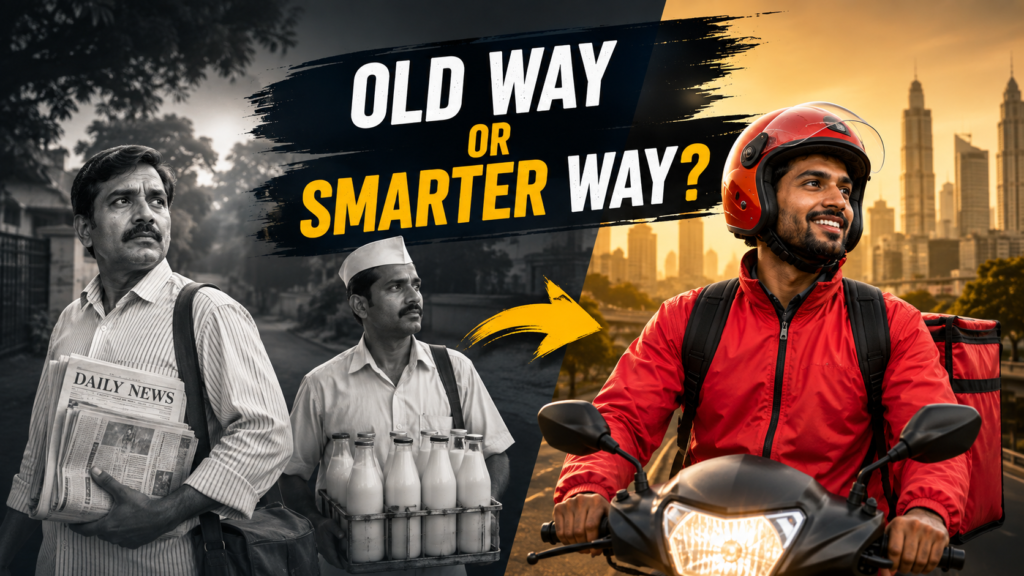 Newspaper & Milk Delivery Agent vs App-Based Delivery Partner: 2026 Earning Guide