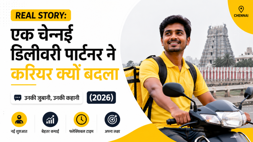 Real Story: एक चेन्नई डिलीवरी पार्टनर ने करियर क्यों बदला (2026)