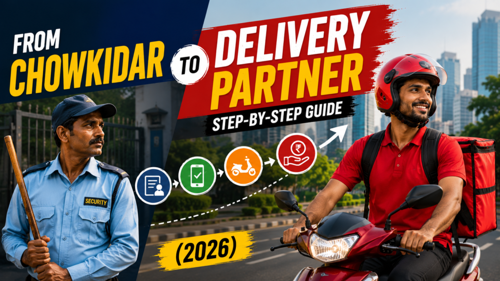 From Chowkidar to Delivery Partner: Step-by-Step Guide (2026)