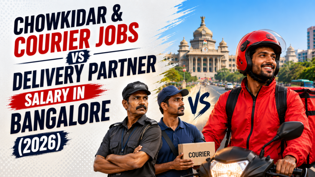 Chowkidar & Courier Jobs vs Delivery Partner Salary in Bangalore (2026)