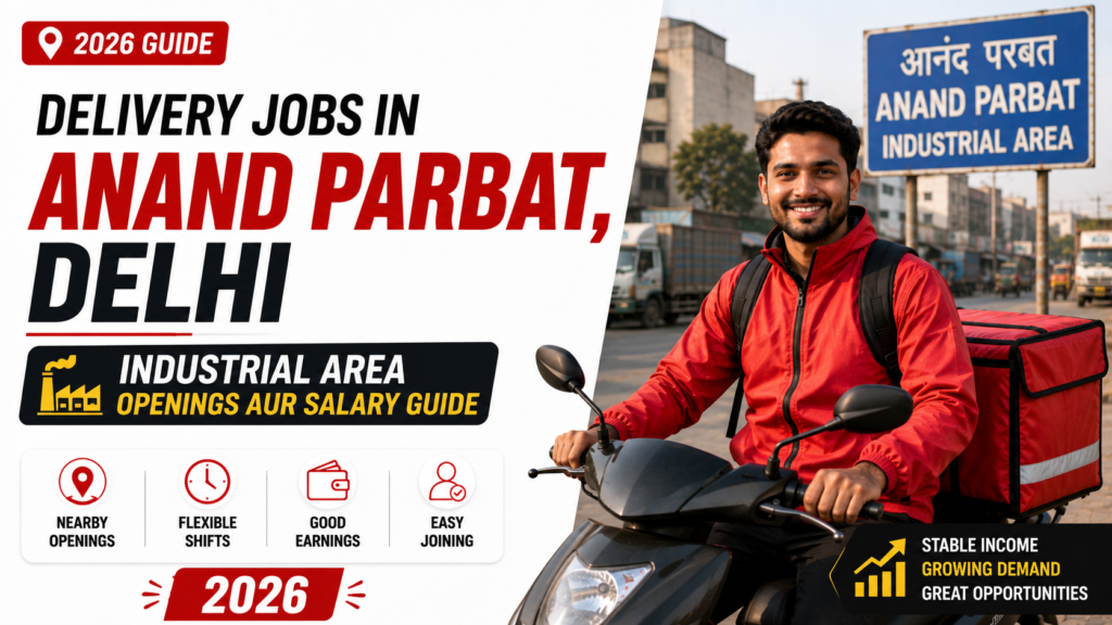 Delivery Jobs in Anand Parbat, Delhi: Industrial Area Openings aur Salary Guide (2026)
