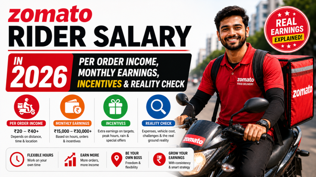 Zomato Rider Salary