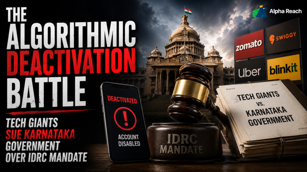 The Algorithmic Deactivation Battle: Tech Giants Sue Karnataka Government Over IDRC Mandate