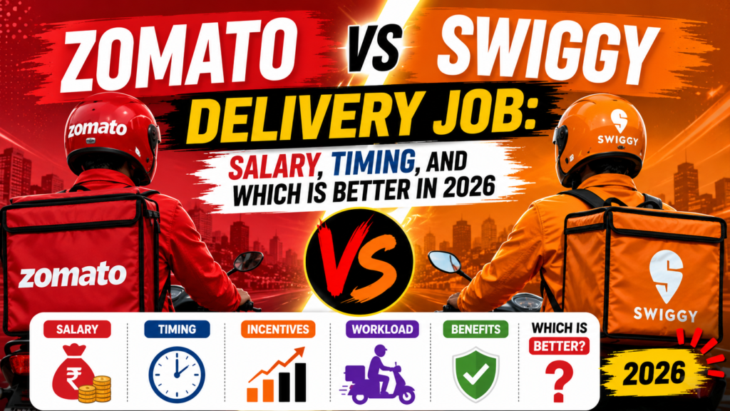 Zomato vs Swiggy Delivery Job
