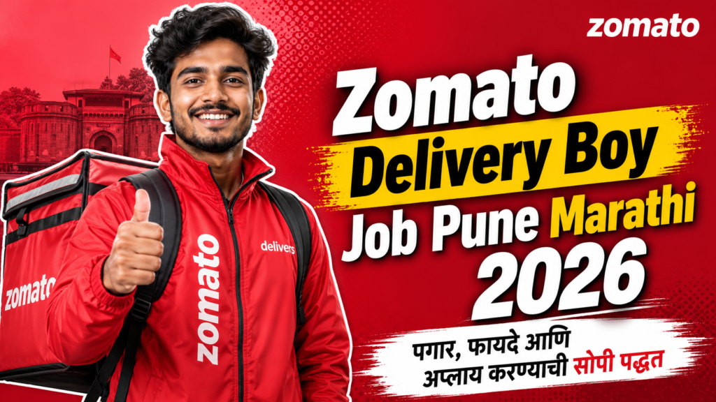 Zomato Delivery Boy Job Pune Marathi