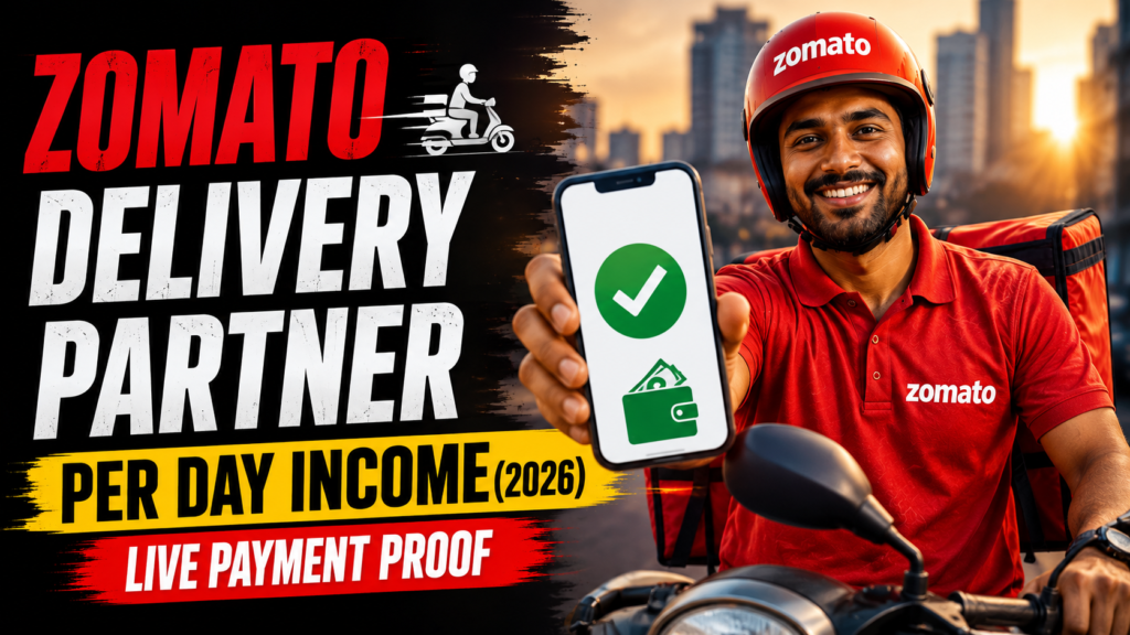 Zomato Delivery Partner Per Day Income
