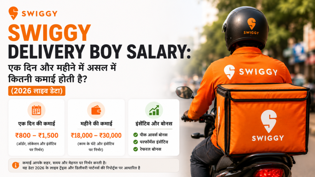 Swiggy Delivery Boy Salary