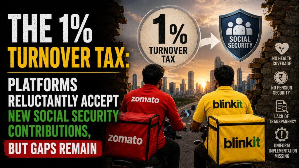 The 1% Turnover Tax: Platforms Reluctantly Accept New Social Security Contributions, But Gaps Remain