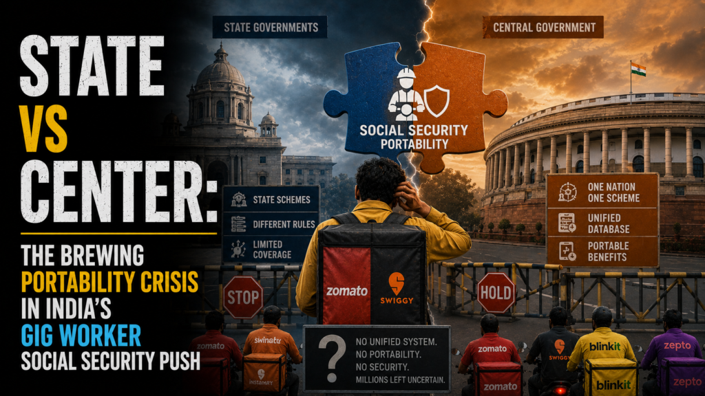 State vs Center: The Brewing Portability Crisis in India's Gig Worker Social Security Push