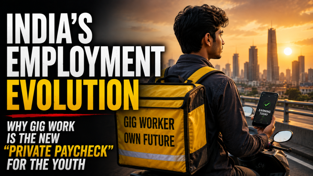 India's Employment Evolution: Why Gig Work is the New "Private Paycheck" for the Youth