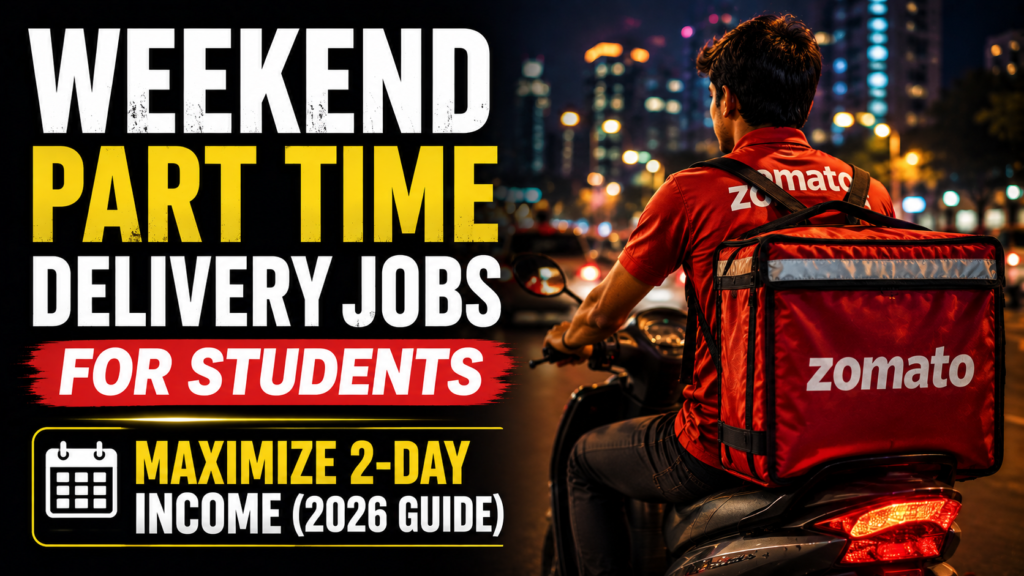 Weekend Part Time Delivery Jobs for Students