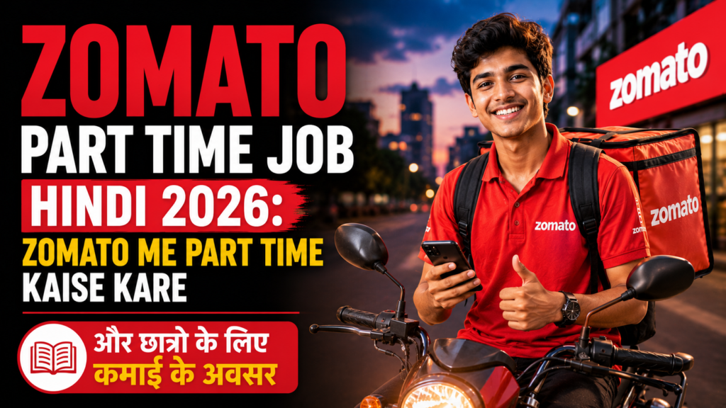 Zomato Part Time Job Hindi