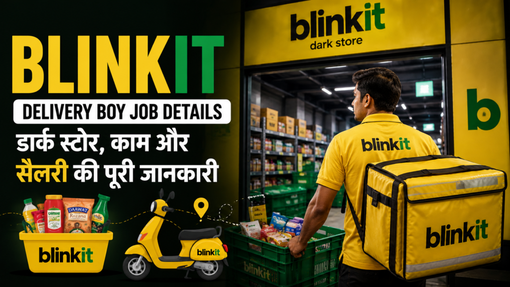 Blinkit Delivery Boy Job Details