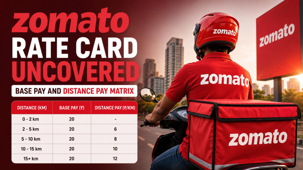 Zomato Rate Card