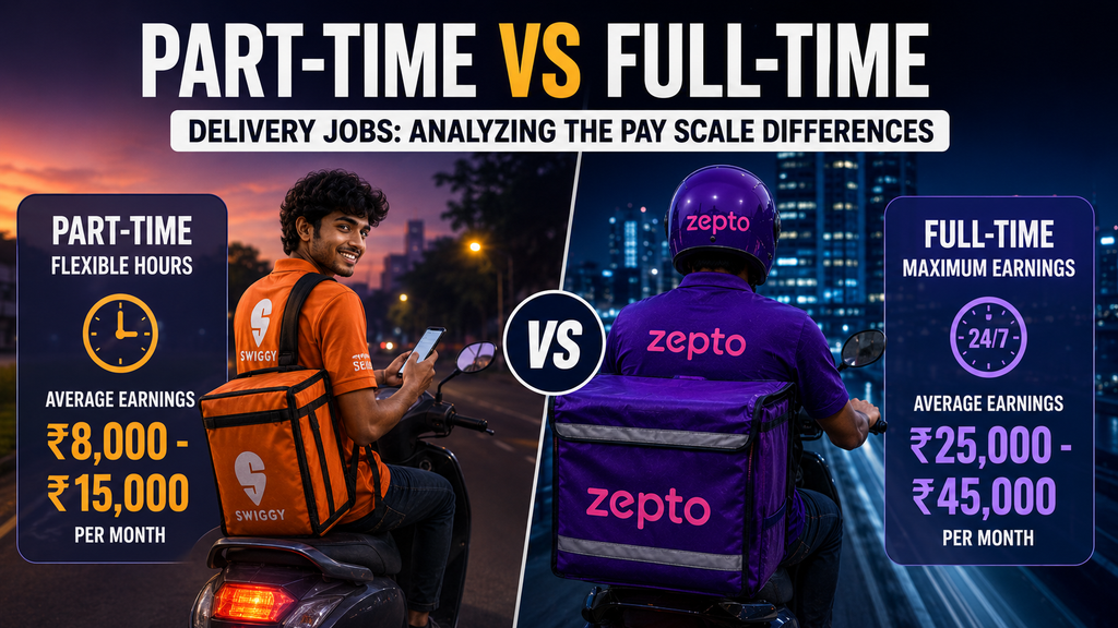 Part-Time vs Full-Time Delivery Jobs