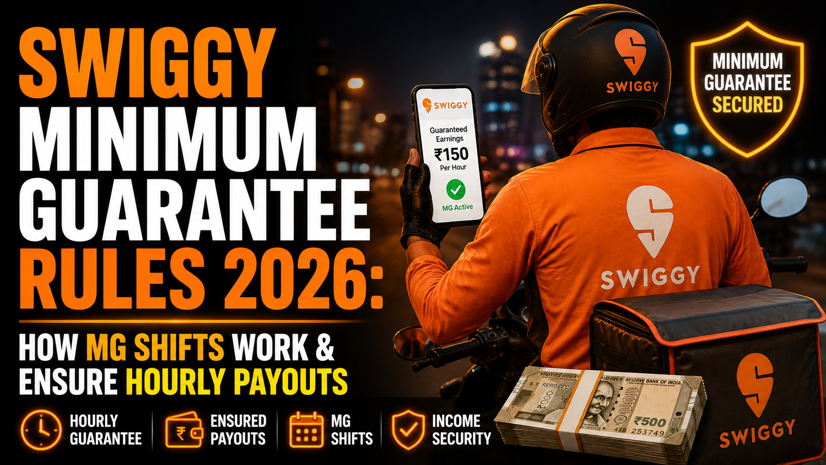 Swiggy Minimum Guarantee Rules