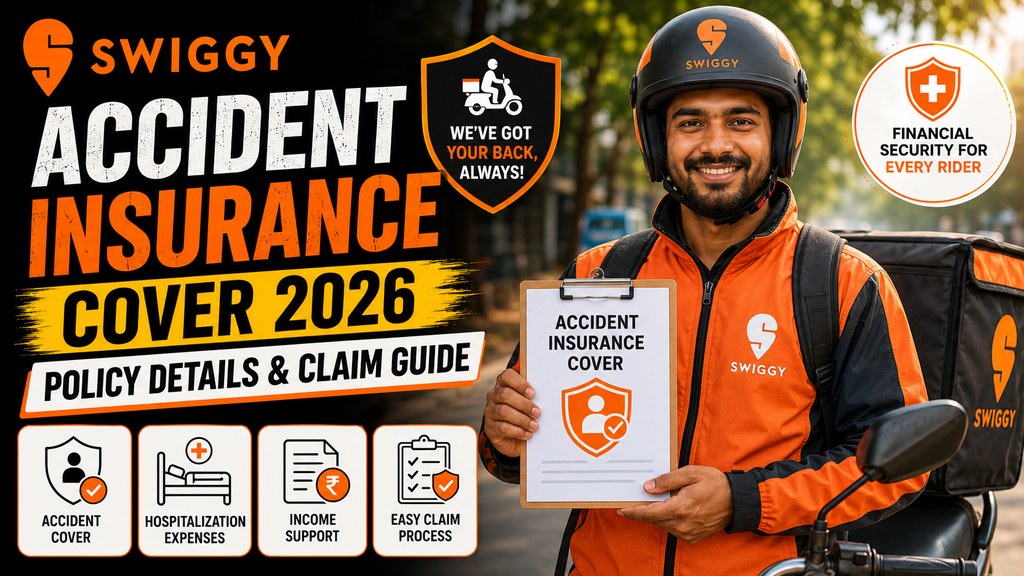 Swiggy Accident Insurance Cover