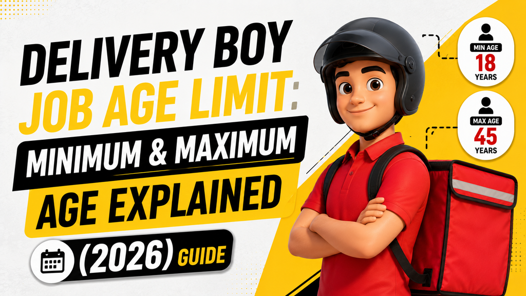 Delivery Boy Job Age Limit