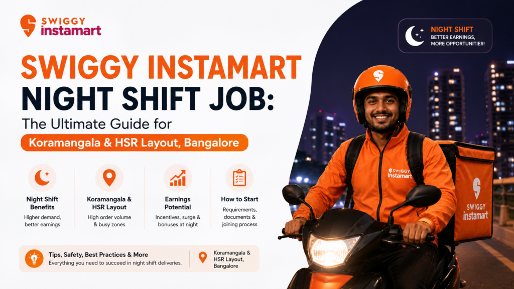 Swiggy Instamart Night Shift Job