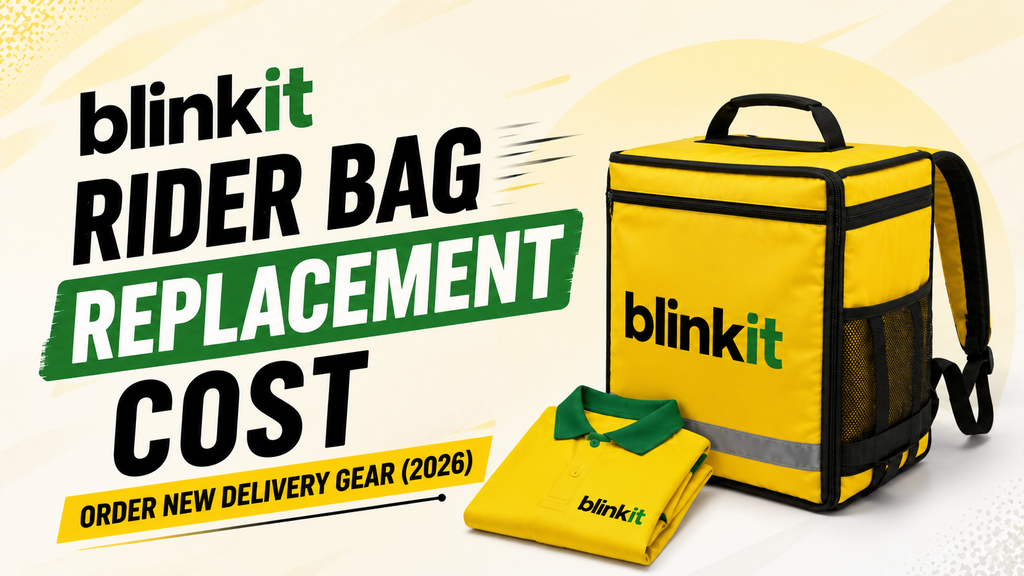 Blinkit Rider Bag Replacement Cost