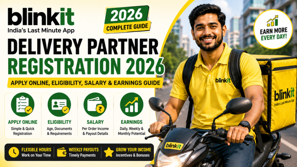 Blinkit Delivery Partner Registration
