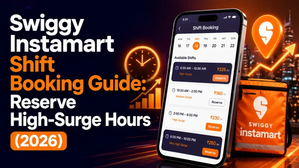 Swiggy Instamart Shift Booking GuideSwiggy Instamart Shift Booking Guide