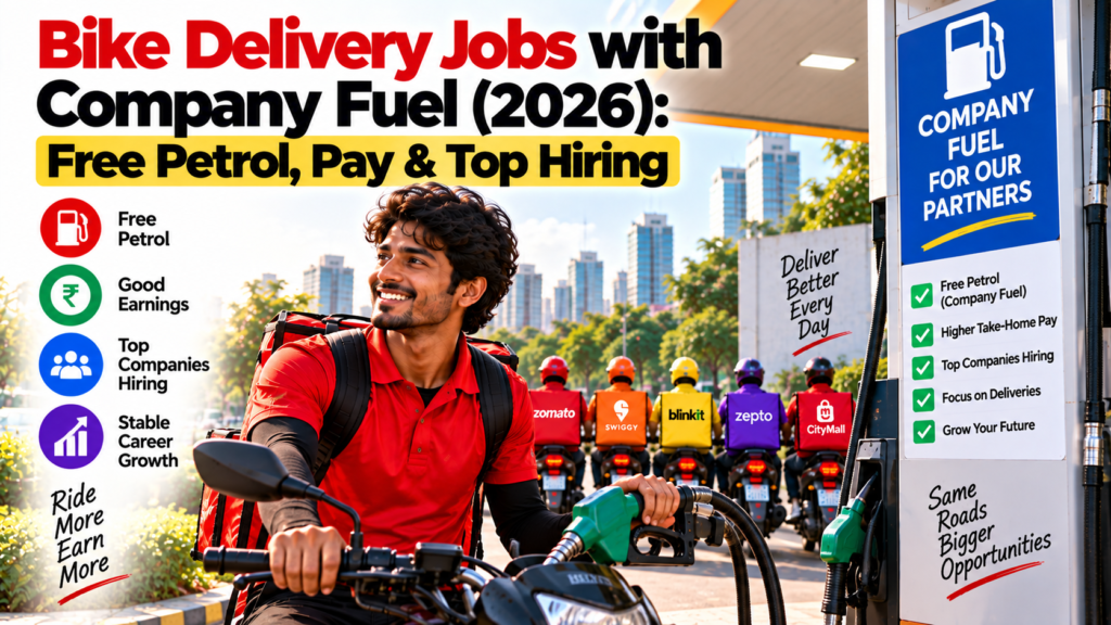 Bike Delivery Jobs with Company Fuel