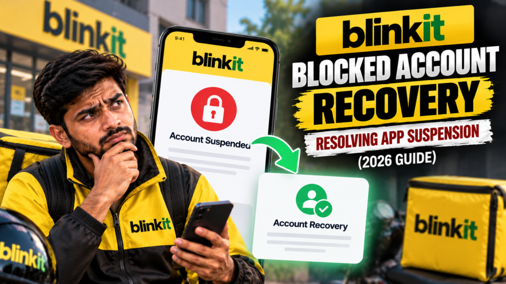 Blinkit Blocked Account Recovery