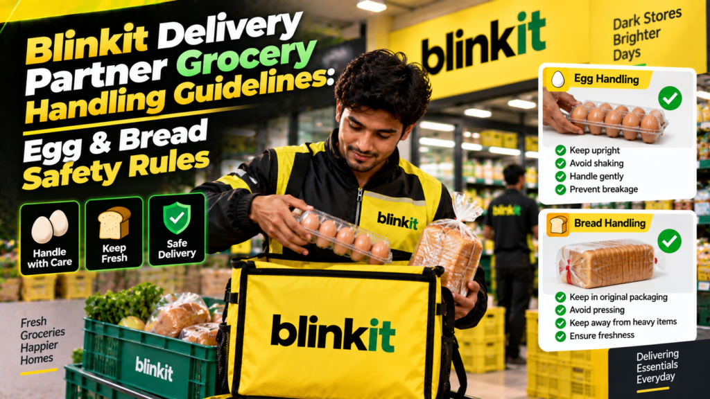 Blinkit Delivery Partner Grocery Handling Guidelines