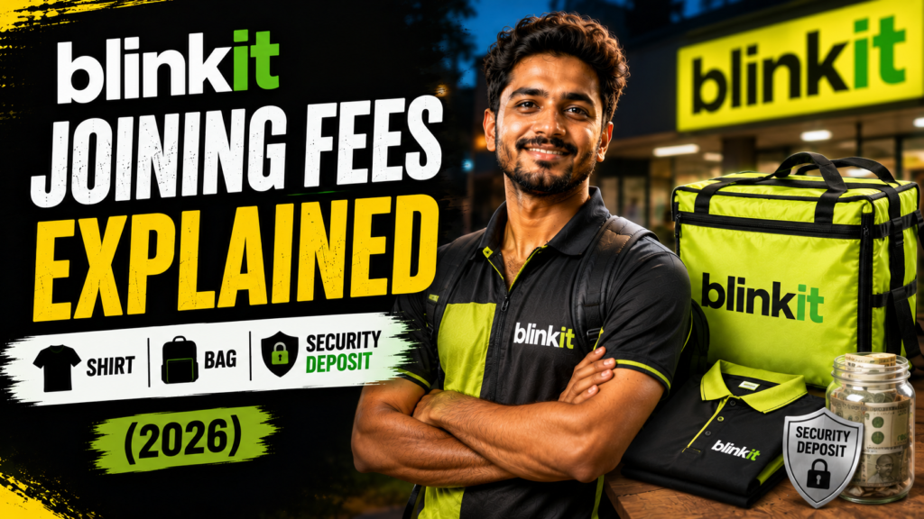Blinkit Joining Fees