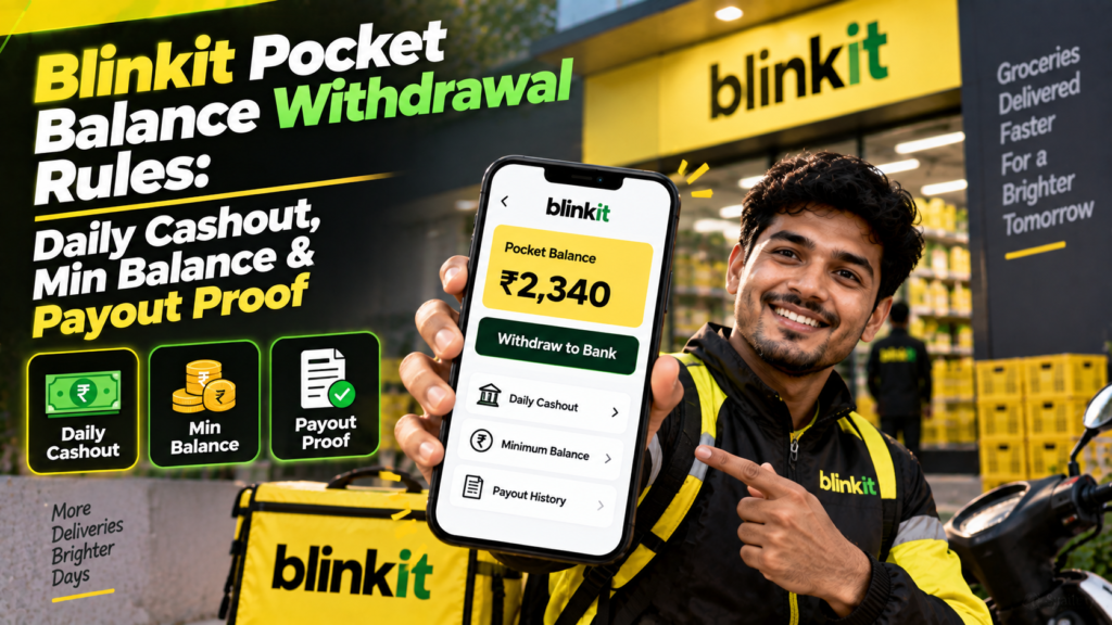 Blinkit Pocket Balance Withdrawal Rules